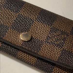 Louis Vuitton Damier Ebene (4) Key Case Authentic Wallet
